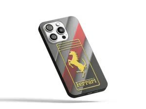 Ferrari Custodia Silicone Smartphone Look Sportivo